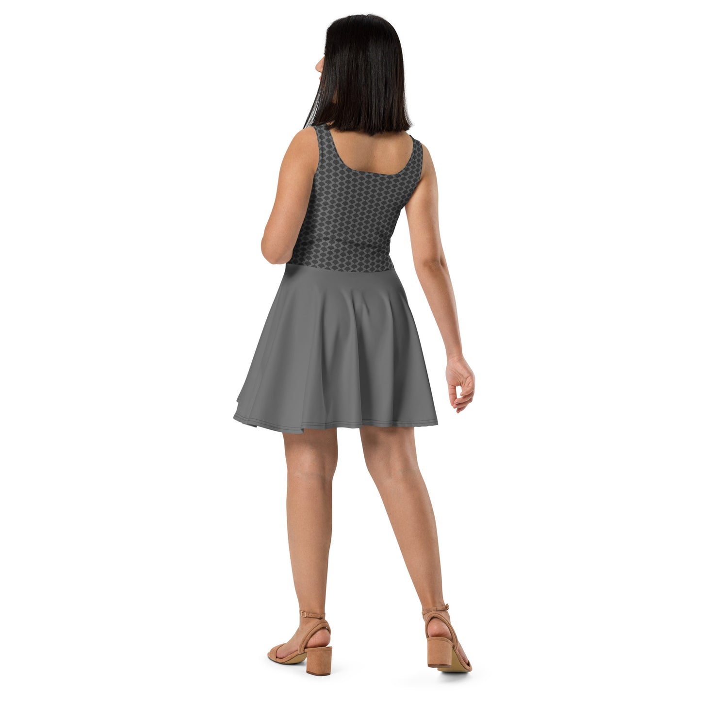 Grey Skater Dress