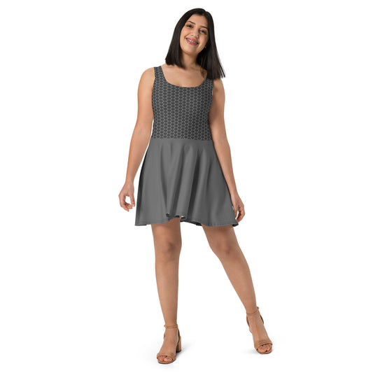 Grey Skater Dress